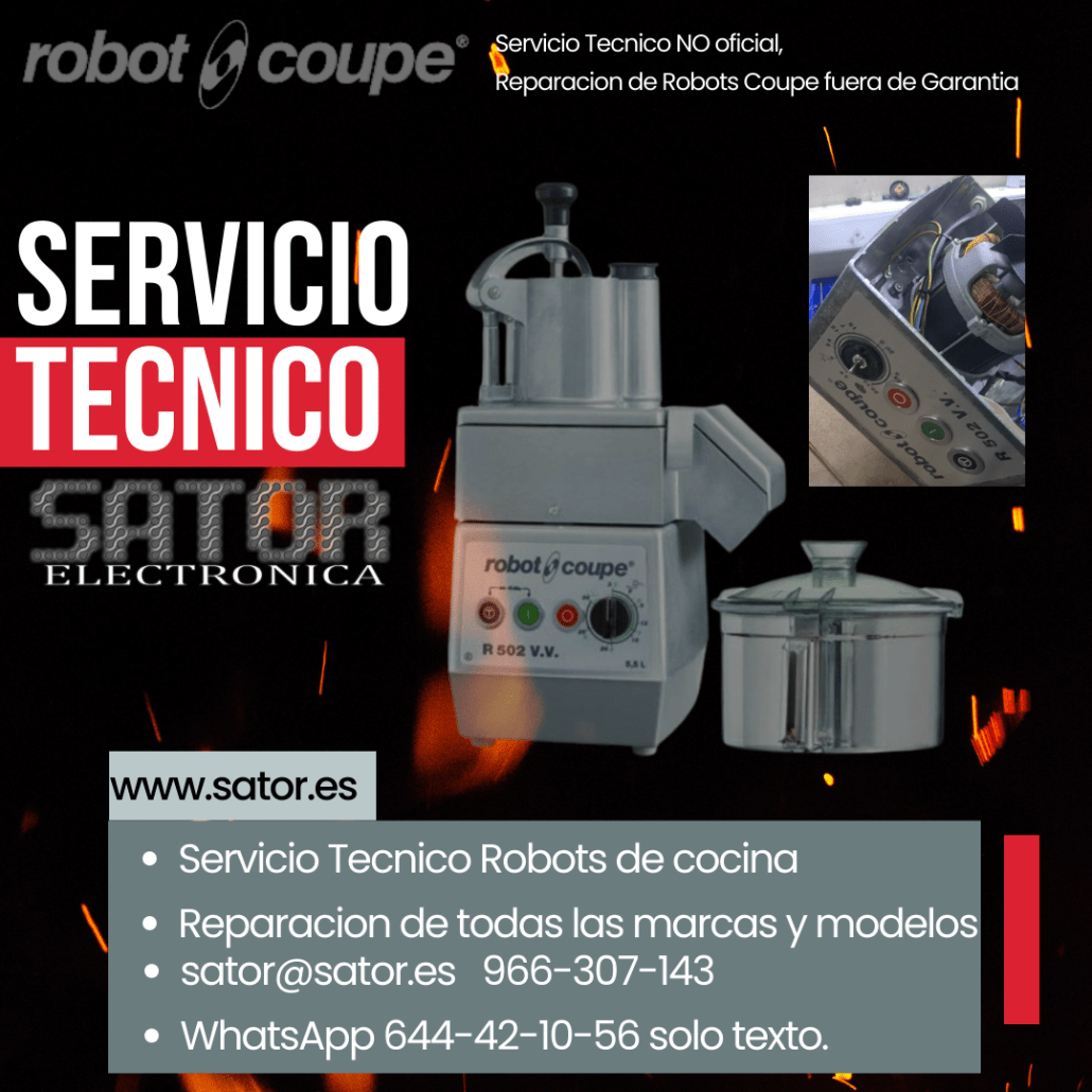 Servicio Tecnico Robots de cocina Coupe