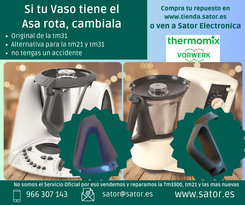 Asa del Vaso para thermomix en Sator Electronica