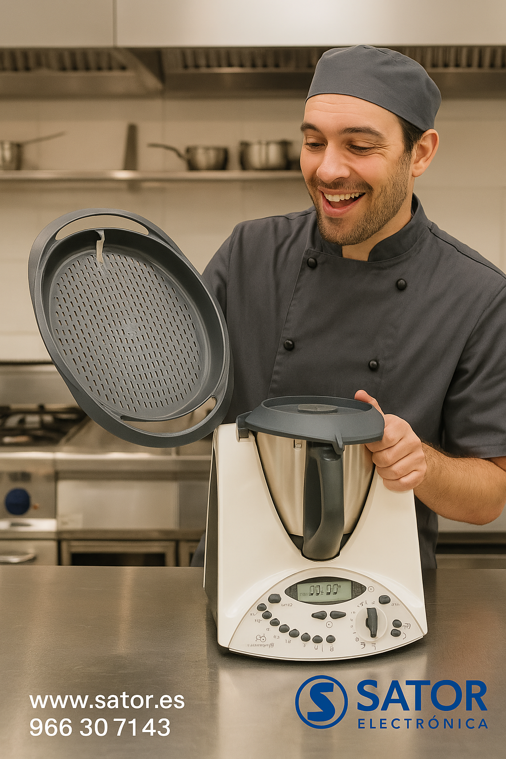 Reparacion bandeja varoma thermomix tm31